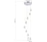 Подвесной светильник ST luce хром/прозрачный led 8x3w 3000k, SL6114.103.08 2