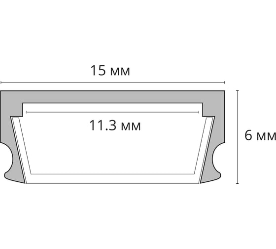 Профиль для ленты ARTE LAMP surface A150605S
