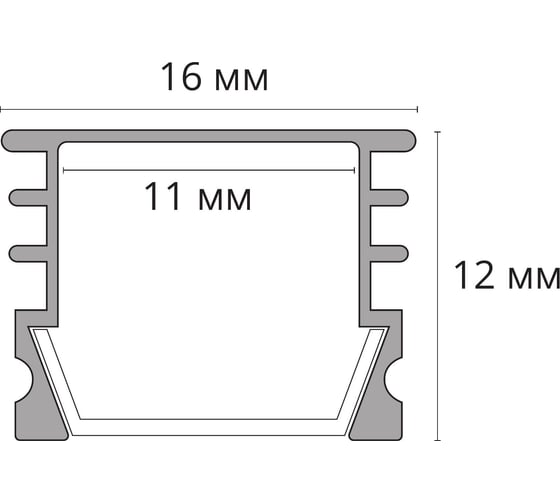 Профиль для ленты ARTE LAMP surface A161205S