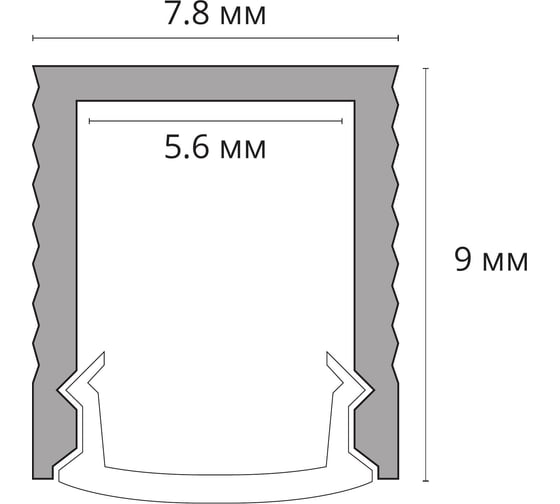 Профиль для ленты ARTE LAMP surface A070905S