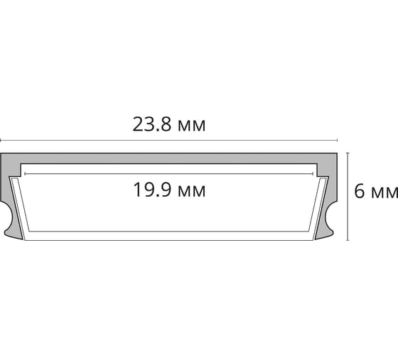 Профиль для ленты ARTE LAMP surface A240605S