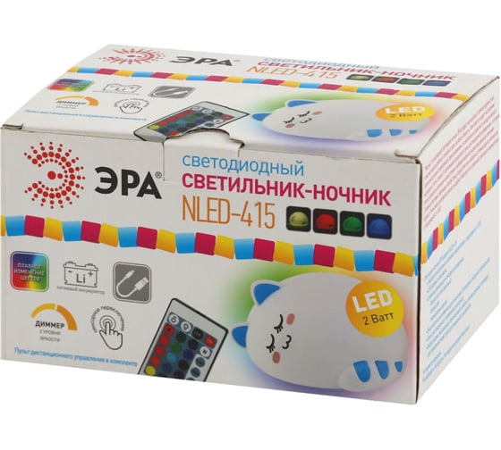 Настольный светильник ЭРА NLED4152WBU белый с синим Б0041095