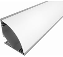 Комплект алюминиевого профиля с экраном и заглушками LEDCRAFT LC-LPU4747M14-3 1627000102