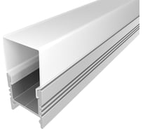 Комплект алюминиевого профиля LEDCRAFT с экраном и заглушками LC-LPS1716M1716-3 1627000020