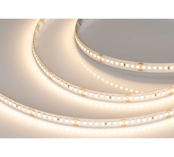 Светодиодная лента Arlight RT-A192-10mm, 24V, Warm3000, высок.эфф.150 лм/В 5м 038775 1