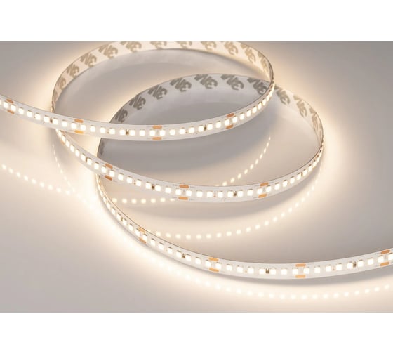 Светодиодная лента Arlight RT-A192-10mm, 24V, Warm3500, высок.эфф.150 лм/В 5м 038774 1