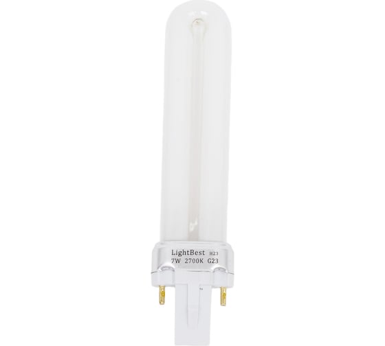 Люминесцентная лампа LightBest LBL S 71019 7W 2700K G23 701071019 1