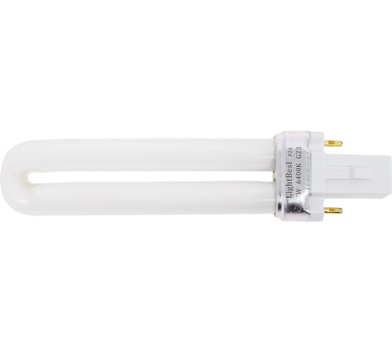 Люминесцентная лампа LightBest LBL S 71028 7W 6400K G23 701071028