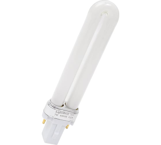 Люминесцентная лампа LightBest LBL S 71025 7W 4000K G23 701071025