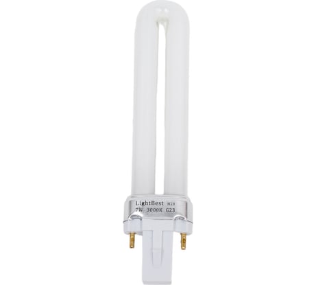 Люминесцентная лампа LightBest LBL S 71022 7W 3000K G23 701071022