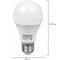 Светодиодная лампа SONNEN 12Вт, цоколь Е27, грушевидная, теплый белый свет, LED A60-12W-2700-E27 453697 5