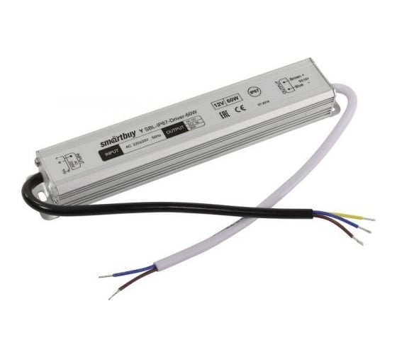 Драйвер Smartbuy LED IP67 60W для LED ленты SBL-IP67-Driver-60W