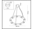 Подвесной светильник ODEON LIGHT LED 75W TURMAN 6631/75L 2