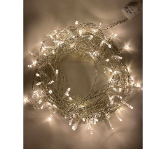 Гирлянда ЭРА ENON10B LED Нить, 10 м, теплый свет, 24V, IP44 Б0041905 1