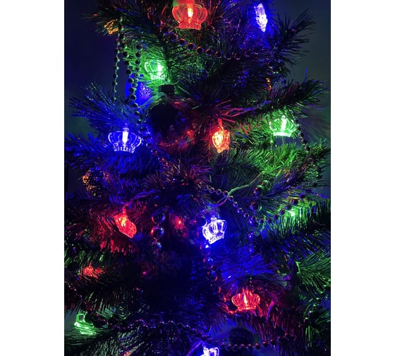 Гирлянда ЭРА ENIN3K Короны, LED, Нить, 3 м, мультиколор, 220V, IP20 Б0041898