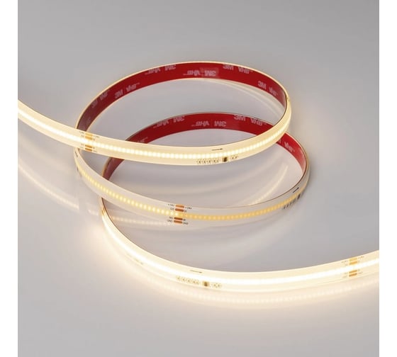 Светодиодная герметичная лента Arlight SPI-COB-SE-X378-12mm 24V Warm3000-PX63-BPT 5м 041739