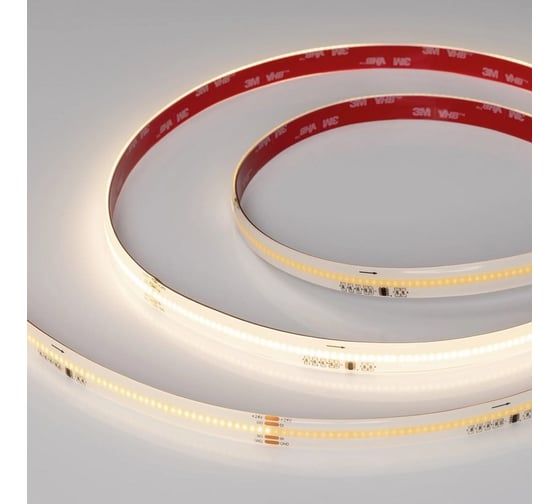 Светодиодная герметичная лента Arlight SPI-COB-SE-X378-12mm 24V Warm3000-PX63-BPT 5м 041739