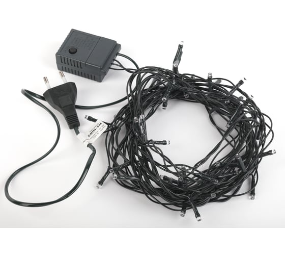 Гирлянда ЭРА ENIN5M LED, Нить, 5 м, мультиколор, 8 режимов, 220V, IP20 Б0041892