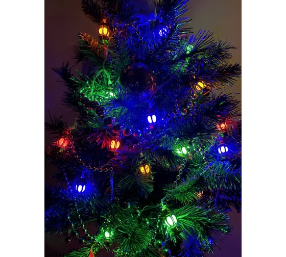 Гирлянда ЭРА ENIN3F Фонарики, LED, Нить, 3 м, мультиколор, 220V, IP20 Б0041897