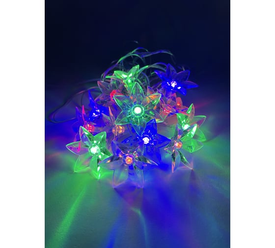 Гирлянда ЭРА ENIN3Z Цветы, LED, Нить, 3 м, мультиколор, 220V, IP20 Б0041896