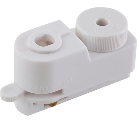 Адаптер для однофазного шинопровода Crystal lux clt 0.212 CLT 0.212 01 WH