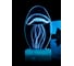 Светодиодный ночник 3d светильник PALMEXX led rgb 7 цветов (медуза) PX/LAMP-016 2
