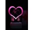 Светодиодный ночник 3d светильник PALMEXX led rgb 7 цветов (сердце) PX/LAMP-013 1