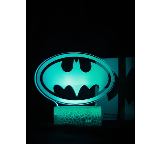 Светодиодный ночник 3d светильник PALMEXX led rgb 7 цветов (бэтман) PX/LAMP-006