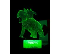 Светодиодный ночник 3d светильник PALMEXX led rgb 7 цветов (трицератопс) PX/LAMP-027