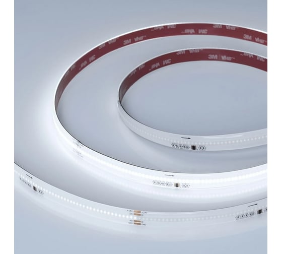 Светодиодная герметичная лента Arlight SPI-COB-SE-X378-12mm 24V White6000-PX63-BPT Arligh 5м 041738