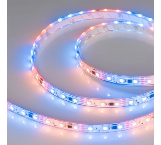 Светодиодная герметичная лента Arlight SPI-P-B60-12mm 12V RGB-PX3 , бегущи 5м 026365(3)