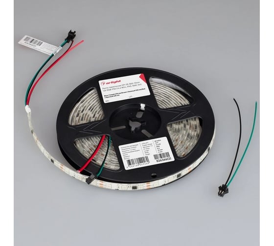 Светодиодная герметичная лента Arlight SPI-SE-B60-10mm 12V RGB-PX3 , бегу 5м 026366(2)