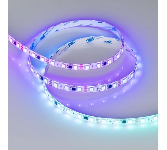 Светодиодная герметичная лента Arlight SPI-SE-B60-10mm 12V RGB-PX3-BPT , бе 5м 039597