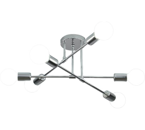 Люстра Балтийский светлячок 6 рожков, серебрянная LP-10003