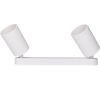 Светильник Jazzway накладной под лампу с цоколем GU10 PDL-R 2xGU10 2х15Вт WH белый 230В IP20 5049321