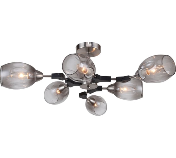 Люстра Freya ollison 6xe14x40w металл никель FR5061PL-06N