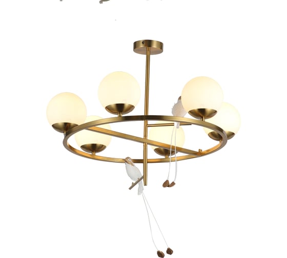 Подвесной светильник Freya tale 6xe27x60w металл золото FR5210PL-06G