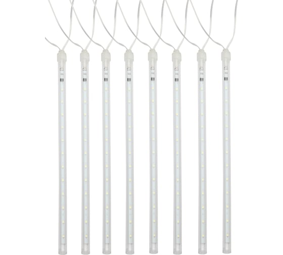 Гирлянда ЭРА ENOS02H LED Сосульки, 2,1м, холодный свет, 24V, IP44 Б0041910