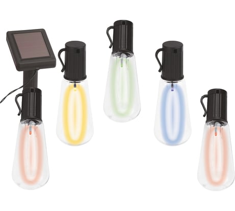 Садовая гирлянда ЭРА ERAGS012-04 10 подсвечиваемых светодиодами лампочек Б0038504