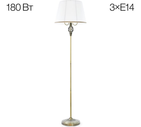 Торшер Citilux Вена бронза+белый CL402930
