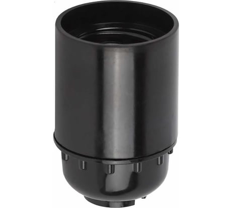 Патрон ЭРА Е27, подвесной, бакелит, черный Б0044085