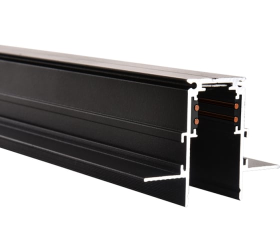 Магнитный встраиваемый шинопровод Crystal lux CLT 0.123 01 L2000 BL