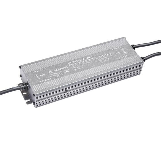 Блок питания LEDCRAFT LC-WP-250W-12V IP67 20.8 A 235x76x35 418020031 1