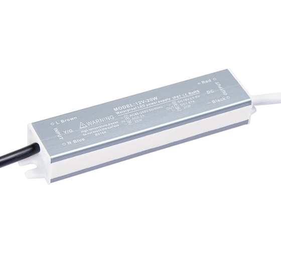 Блок питания LEDCRAFT LC-WP-20W-12V IP67 1.6 A 140x30x20 418020001 1