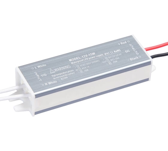 Блок питания LEDCRAFT LC-WP-15W-12V IP67 1.25 А 105x30x20 418020019 1