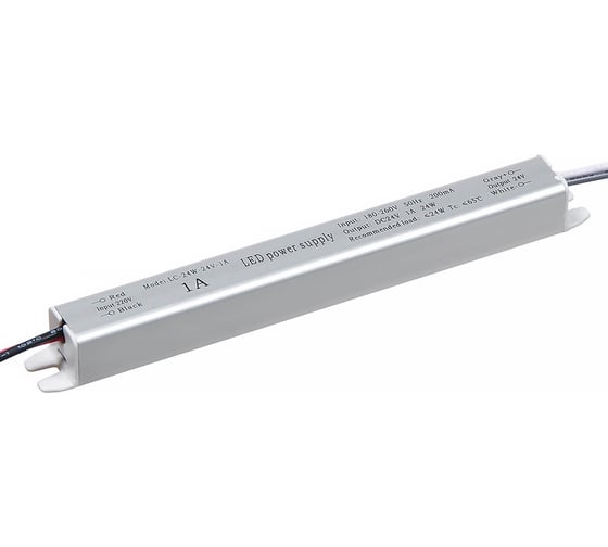 Блок питания LEDCRAFT LC-K25W-24V 1 А карандаш 172x18x18 418010007 1