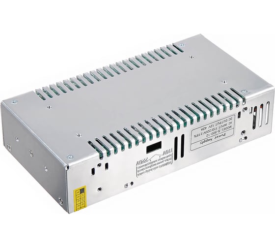 Блок питания LEDCRAFT LC-N500W-12V 40 А с вентилятором тонкий 215x112x50 418010023