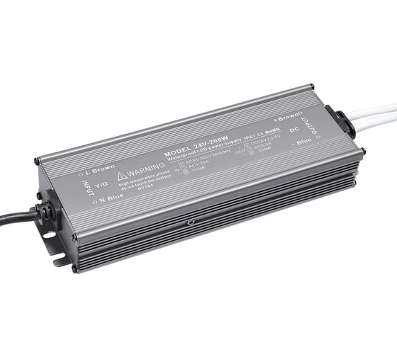 Блок питания LEDCRAFT LC-WP-200W-24V IP67 8.3 A 215x70x35 418020012 1