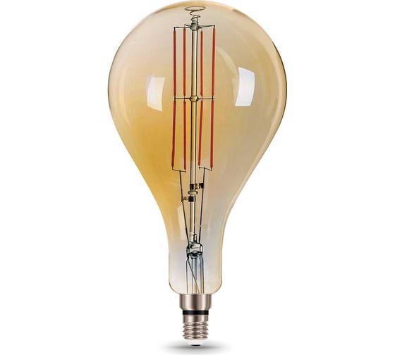 Лампа Gauss LED Vintage Filament A160 8W E27 160х300mm Golden 780lm 2400K 149802008 16126053