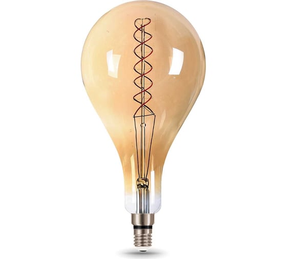 Лампа Gauss LED Vintage Filament Flexible A160 8W E27 160х300mm Golden 620lm 2400K 150802008